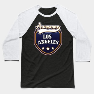 Los Angeles travel logo Baseball T-Shirt